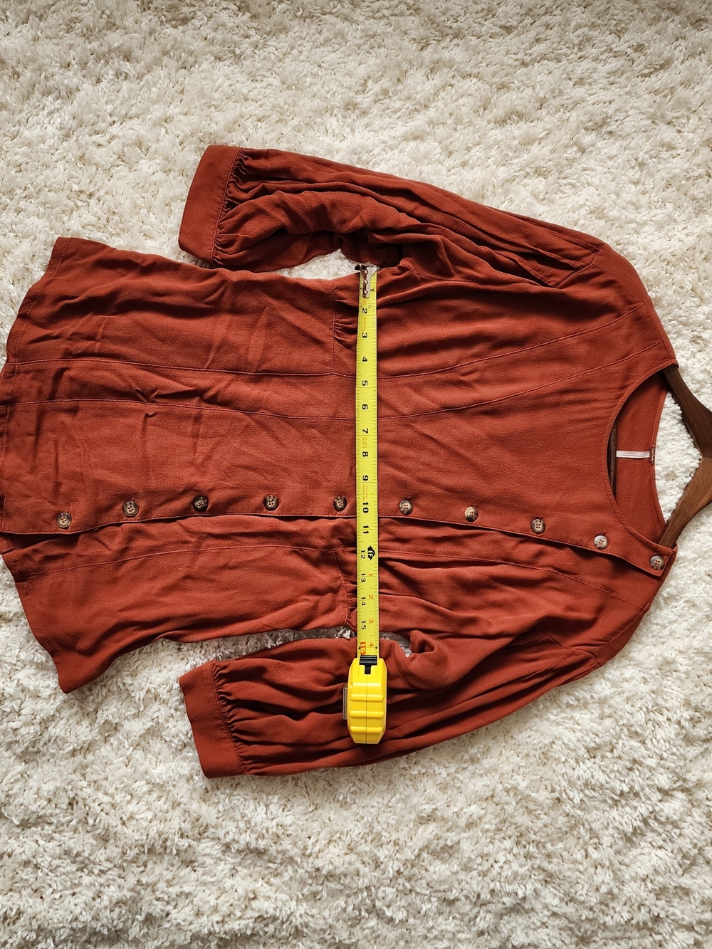 Free People Side Button Blouse - Picture 4 of 6